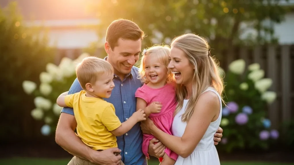 Happy Family Backyard