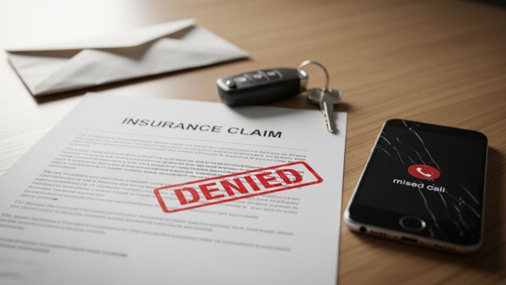 denied insurance claim letter