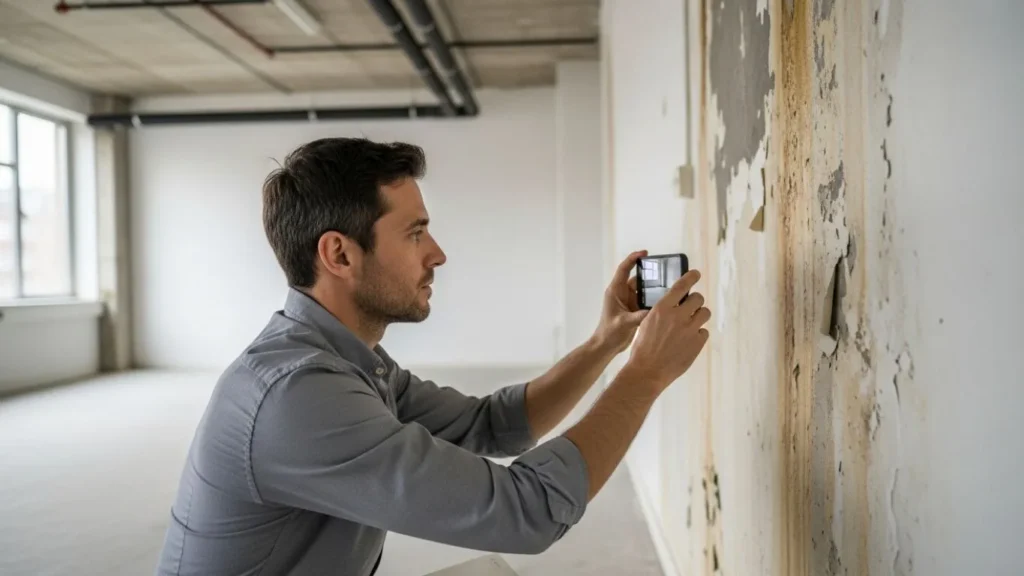 landlord documenting property damage claim