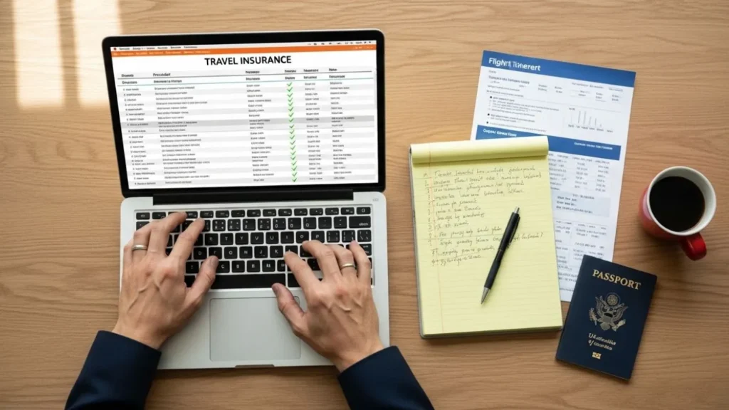 comparing travel insurance plans