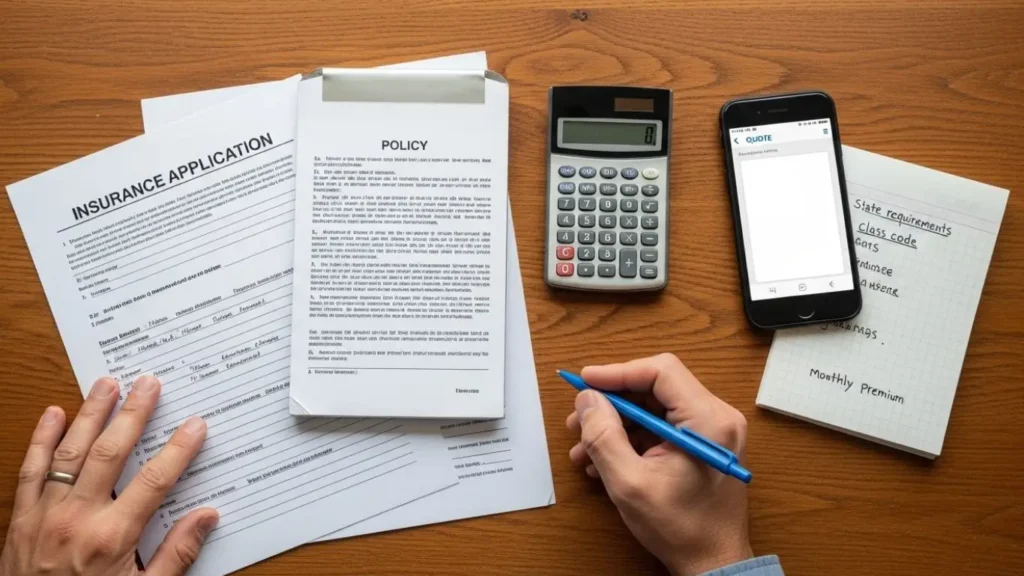 sole proprietor getting workers comp quote