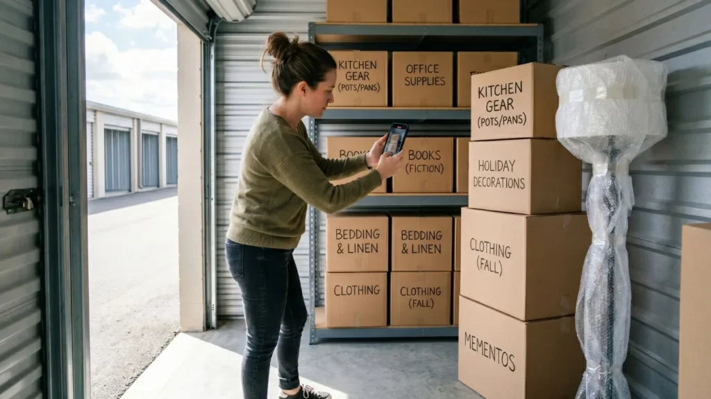 recording storage inventory video