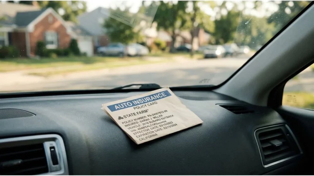 Auto insurance follows the car