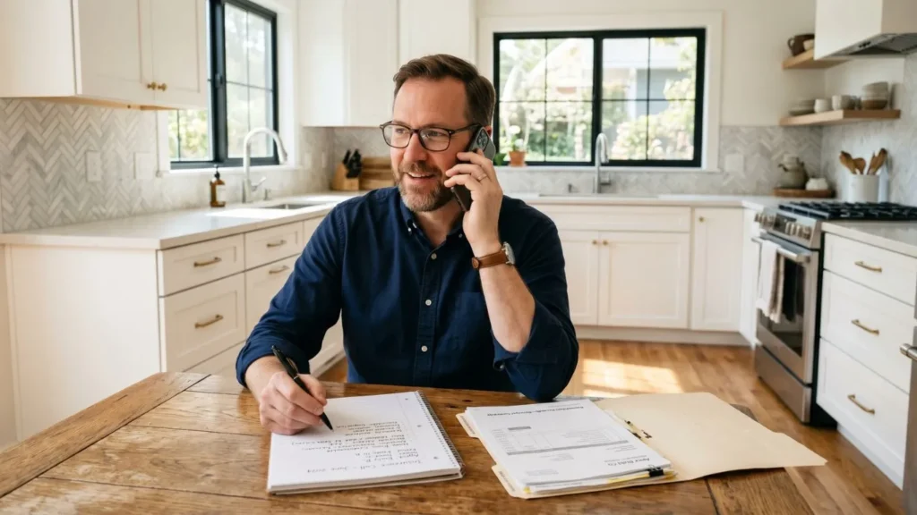 homeowner updating insurance after renovation