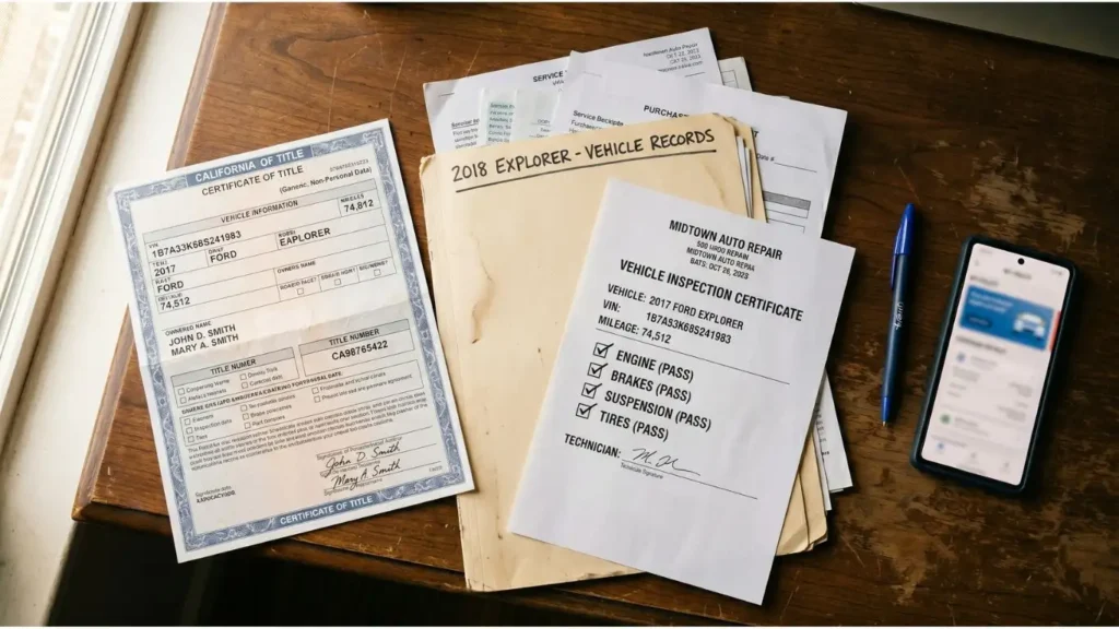 Rebuilt title insurance documents