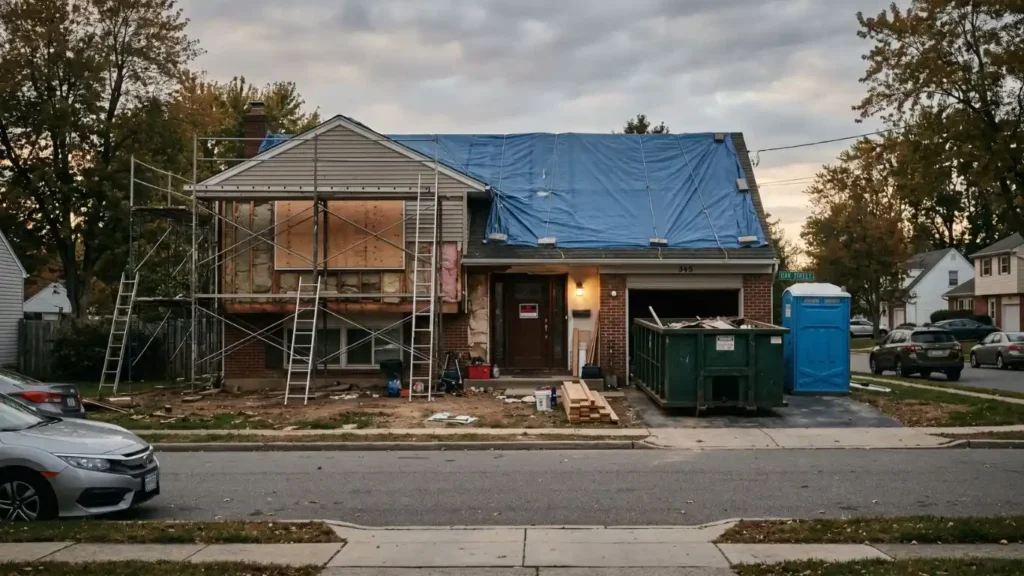  vacant home under major renovation