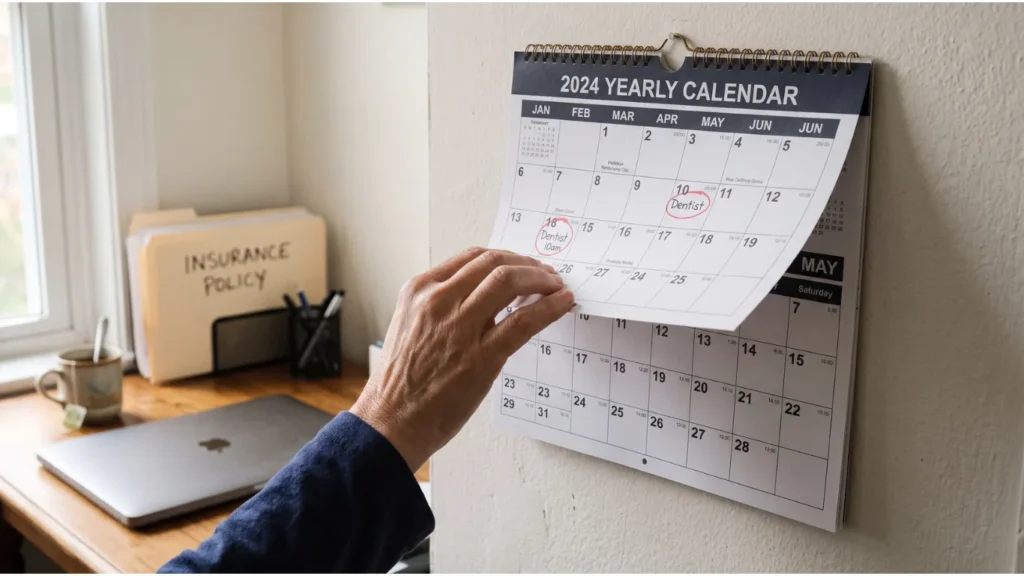 calendar marking waiting period